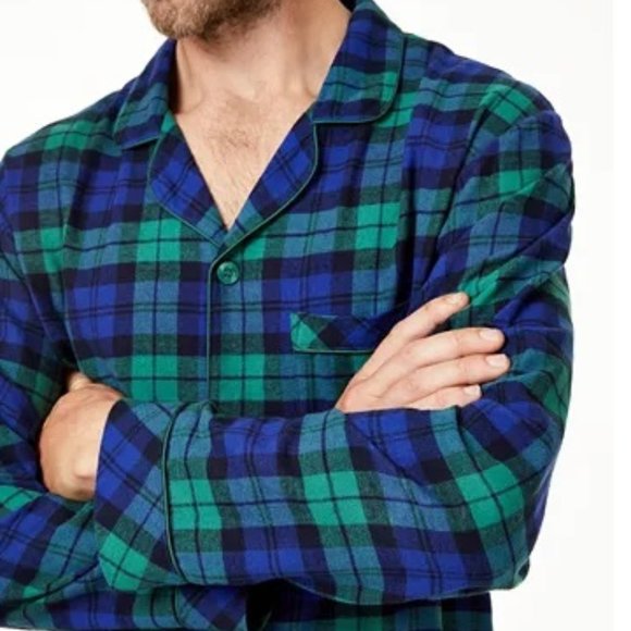 J. Crew Other - Men's J. Crew "Black Watch" Tartan Plaid All Cotton Flannel Pajama Butto…